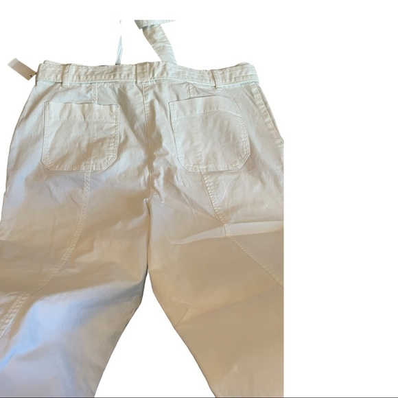 𝅺talbots TIE WAIST CHINOS ankle in white - Picture 7 of 15